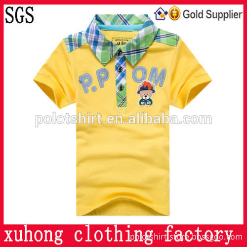 School wholesale children uniform polo shirt
